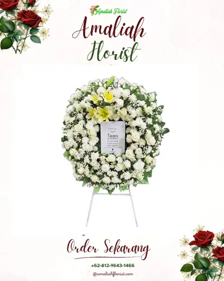 Krans Bunga Duka Kagokan